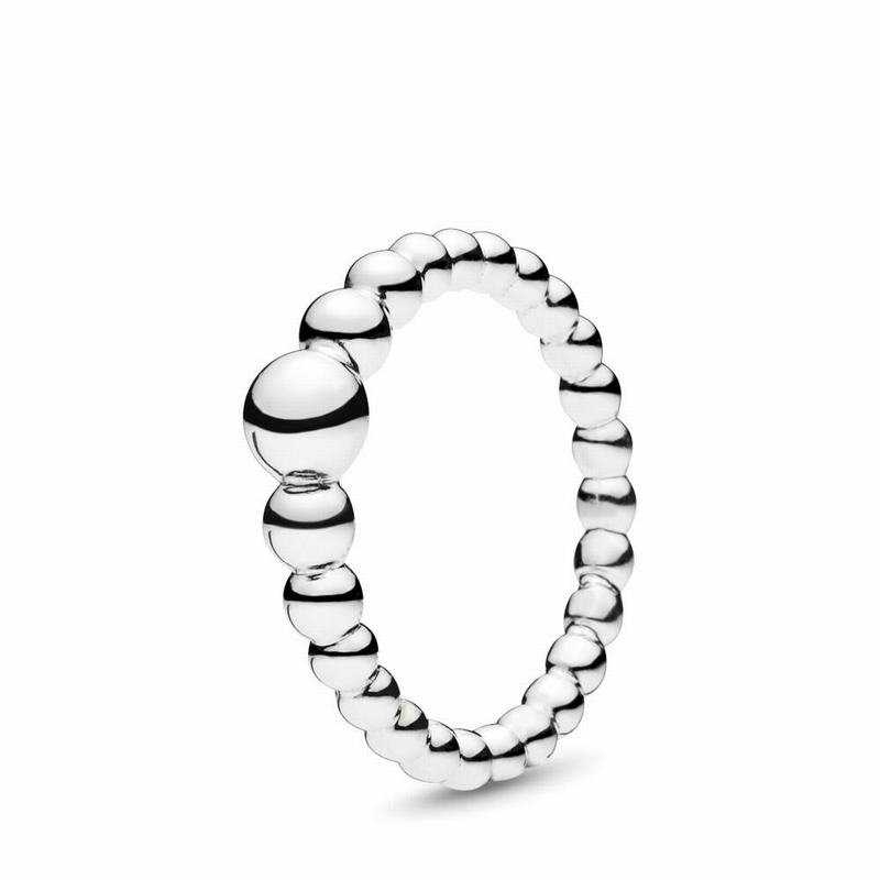 Anillos Apilables Pandora String Of Beads Argint (QIzMtdsU)